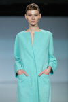 Natālija Jansone show — Riga Fashion Week SS16 (looks: turquoise coat)