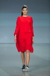Pokaz Natālija Jansone — Riga Fashion Week SS16 (ubrania i obraz: sukienka czerwona)