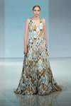 Zulfiya Sulton show — Riga Fashion Week SS16 (looks: printedevening dress)