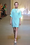 Anastasiia Ivanova show — Ukrainian Fashion Week FW15/16 (looks: sky blue dress)