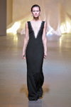 Anastasiia Ivanova show — Ukrainian Fashion Week FW15/16 (looks: blackevening dress)