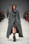 Annette Görtz show — Ukrainian Fashion Week FW15/16 (looks: grey maxi coat)