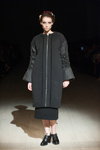 TM STOLICHNY by Olga Timkova-Lyakhovskaya show — Ukrainian Fashion Week FW15/16 (looks: black coat)