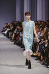 Pokaz Aka Nanita — Ukrainian Fashion Week SS16 (ubrania i obraz: sukienka błękitna, krótka fryzura)
