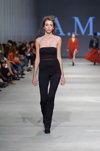 Pokaz A.M.G. — Ukrainian Fashion Week SS16 (ubrania i obraz: kombinezon czarny, półbuty czarne)