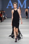 A.M.G. show — Ukrainian Fashion Week SS16 (looks: blackcocktail dress)