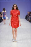 Pokaz Fresh Fashion — Ukrainian Fashion Week SS16 (ubrania i obraz: sukienka czerwona)