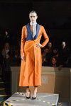 FROLOV show — Ukrainian Fashion Week SS16 (looks: orange coat)