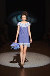 Julia Aysina show — Ukrainian Fashion Week SS16 (looks: violet dress)