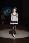 Julia Aysina show — Ukrainian Fashion Week SS16 (looks: black nylon leggings)