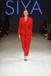 New Names show — Ukrainian Fashion Week SS16 (looks: red pantsuit)