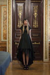 Whatever show — Ukrainian Fashion Week SS16 (looks: blackevening dress, black pumps)