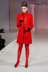 Slava Zaitsev 2015 show. Part 4 (looks: red coat, red tights, red pumps, )