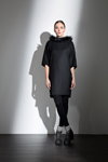 Annette Görtz AW 2015 lookbook (looks: black dress, black tights)