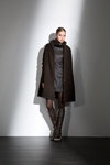 Лукбук Annette Görtz AW 2015 (наряды и образы: коричневое пальто, коричневые колготки, коричневые сапоги)