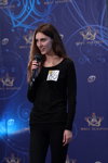 Casting "Miss Białorusi 2016". Część 1 (ubrania i obraz: pulower czarny, spodnie czarne)