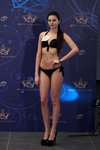 Olga Gribovskaya. Swimsuits casting — Miss Belarus 2016. Part 2 (looks: black pumps, black swimsuit with ties)