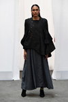 KADK's Bachelor Show show — Copenhagen Fashion Week SS17 (looks: black blazer, grey skirt)