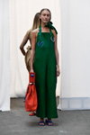 Pokaz KADK's Bachelor Show — Copenhagen Fashion Week SS17 (ubrania i obraz: kombinezon zielony)