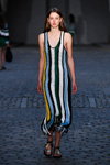 Pokaz Lala Berlin — Copenhagen Fashion Week SS17 (ubrania i obraz: sukienka pasiasta wielokolorowa)