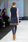 ArtFuture show — CPM FW16/17 (looks: blue mini dress, blue tights)