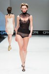 Dana Pisarra lingerie show — CPM FW16/17 (looks: black top)