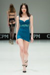Lisca lingerie show — CPM FW16/17 (looks: aquamarine nightshirt)