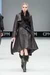 XD XENIA DESIGN show — CPM FW16/17 (looks: black coat, black boots)