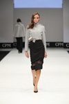 Ardistia New York show — CPM SS17 (looks: grey blazer, black skirt, black pumps)