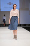 Designerpool show — CPM SS17 (looks: white blouse, blue skirt)