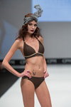 Grand Defile Lingerie show — CPM SS17. Part 2 (looks: brown swimsuit, tattoo)