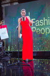Настасья Самбурская. Церемония награждения "Fashion People Awards 2016" (наряды и образы: красное вечернее платье)
