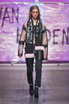 Pokaz Ewa Lesniewska Van Hoyden — FashionPhilosophy FWP AW16/17 (ubrania i obraz: spodnie czarne)
