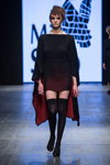Modenschau von Mia Stilo / Agnieszka Bonisławska — FashionPhilosophy FWP AW16/17 (Looks: schwarze Overknees)