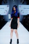 Показ Grazia Indonesia — Jakarta Fashion Week SS17 (наряды и образы: чёрное облегающее платье мини)