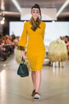 Lesia Semi show — Lviv Fashion Week AW16/17 (looks: yellow dress)