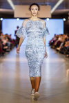Pokaz Marta WACHHOLZ — Lviv Fashion Week AW16/17 (ubrania i obraz: suknia koktajlowa błękitna)