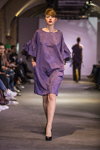 Pokaz Snezhana Gorobets — Lviv Fashion Week AW16/17 (ubrania i obraz: sukienka lilakowa)