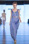 Показ Tata Kalita — Lviv Fashion Week ss17 (наряды и образы: синее платье)