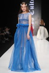 Belarus Fashion Week show — MBFWRussia FW16/17 (looks: sky blueevening dress)