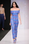 Portnoy BESO show — MBFWRussia SS2017 (looks: blue printed jumpsuit)