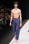 Portnoy BESO show — MBFWRussia SS2017 (looks: blue printed trousers)