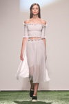 Anna K show — Mercedes-Benz Kiev Fashion Days SS17 (looks: white top, white midi skirt)