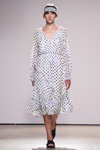 Anna October show — Mercedes-Benz Kiev Fashion Days SS17 (looks: white polka dot dress)