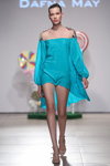Dafna May show — Mercedes-Benz Kiev Fashion Days SS17 (looks: turquoise tunic)