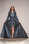 Jiri Kalfar, Agne Kuzmickaite, Pakhtusova show — Mercedes-Benz Kiev Fashion Days SS17 (looks: greyevening dress, black pumps)