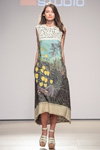 Yanina Studio, NumberOne, FL by Alyona Aleksandrova show — Mercedes-Benz Kiev Fashion Days SS17 (looks: printed dress)
