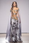 Vahan Khachatryan show — Mercedes-Benz Kiev Fashion Days SS17 (looks: silverflowerfloralevening dress)