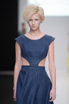 ASYA SOLOV'EVA show — Moscow Fashion Week FW16/17 (looks: blue dress)