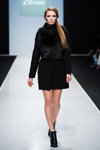 ELEMA show — Moscow Fashion Week FW16/17 (looks: black coat, black ankle boots)
